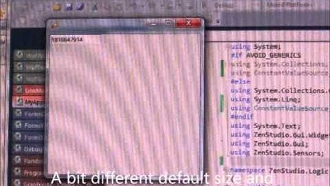 ZenStudio GUI on FEZ Panda