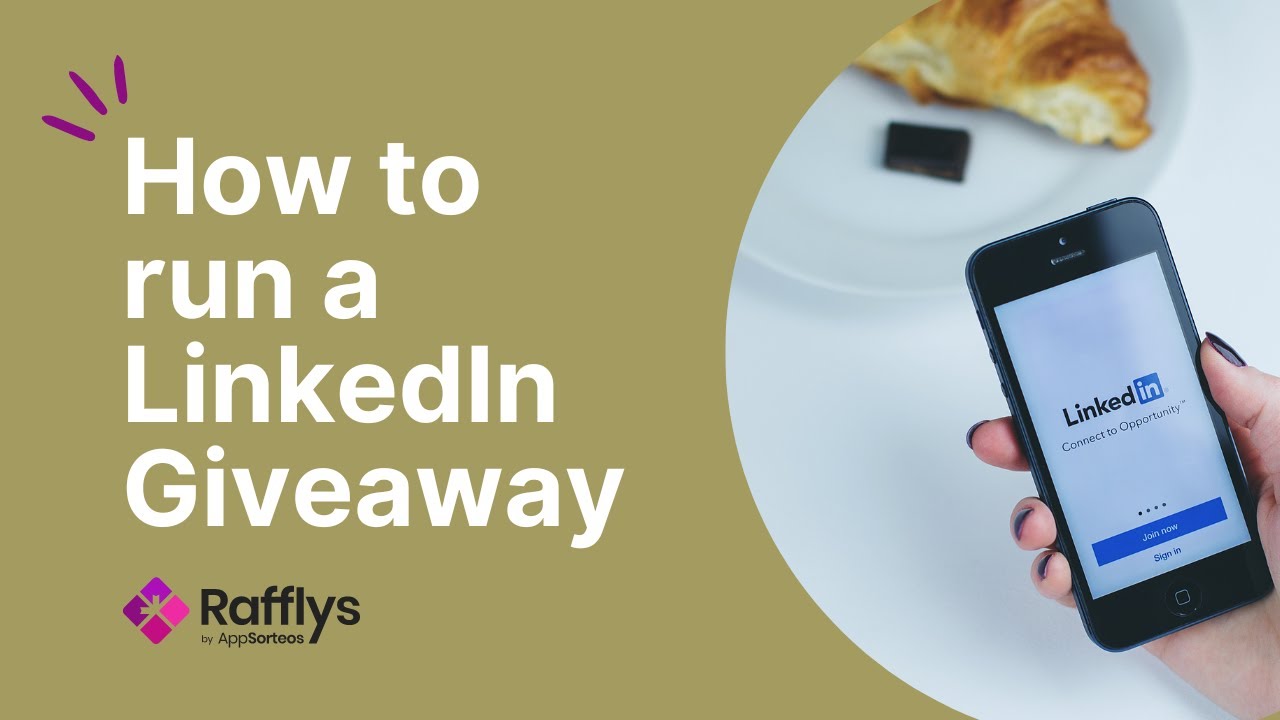 How to run a LinkedIn giveaway - YouTube