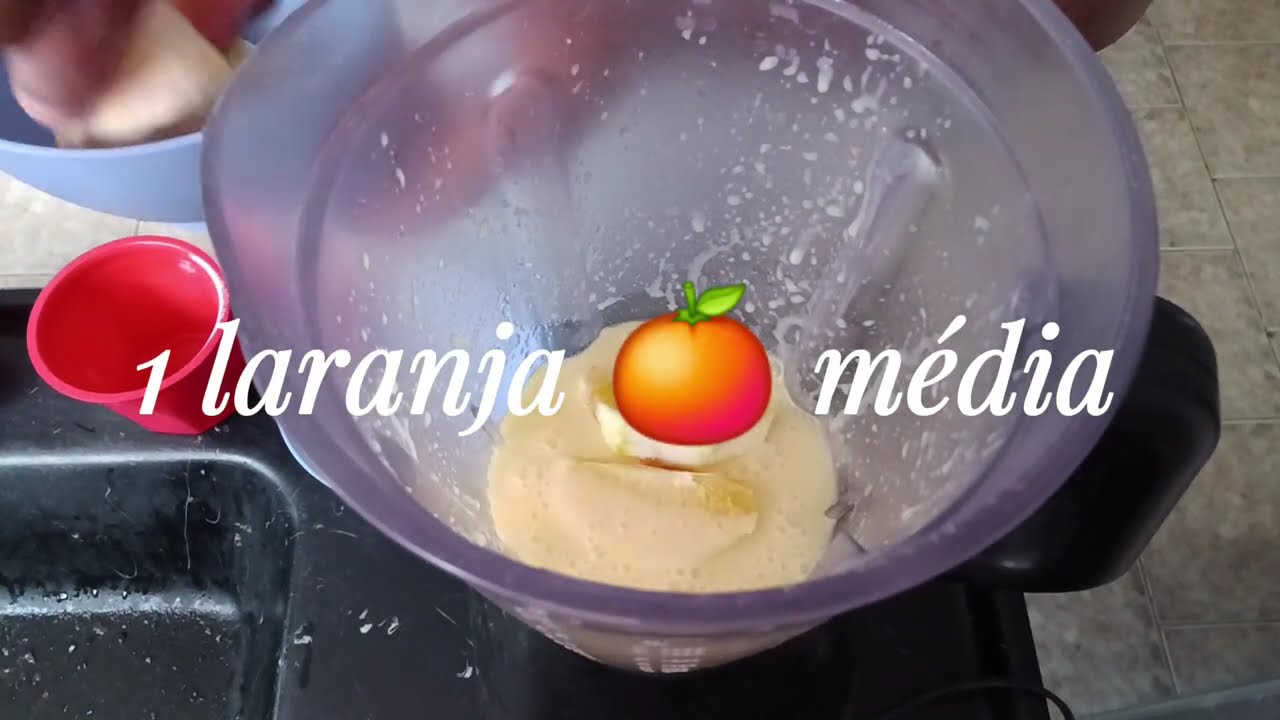 Pequeno bolo de laranja