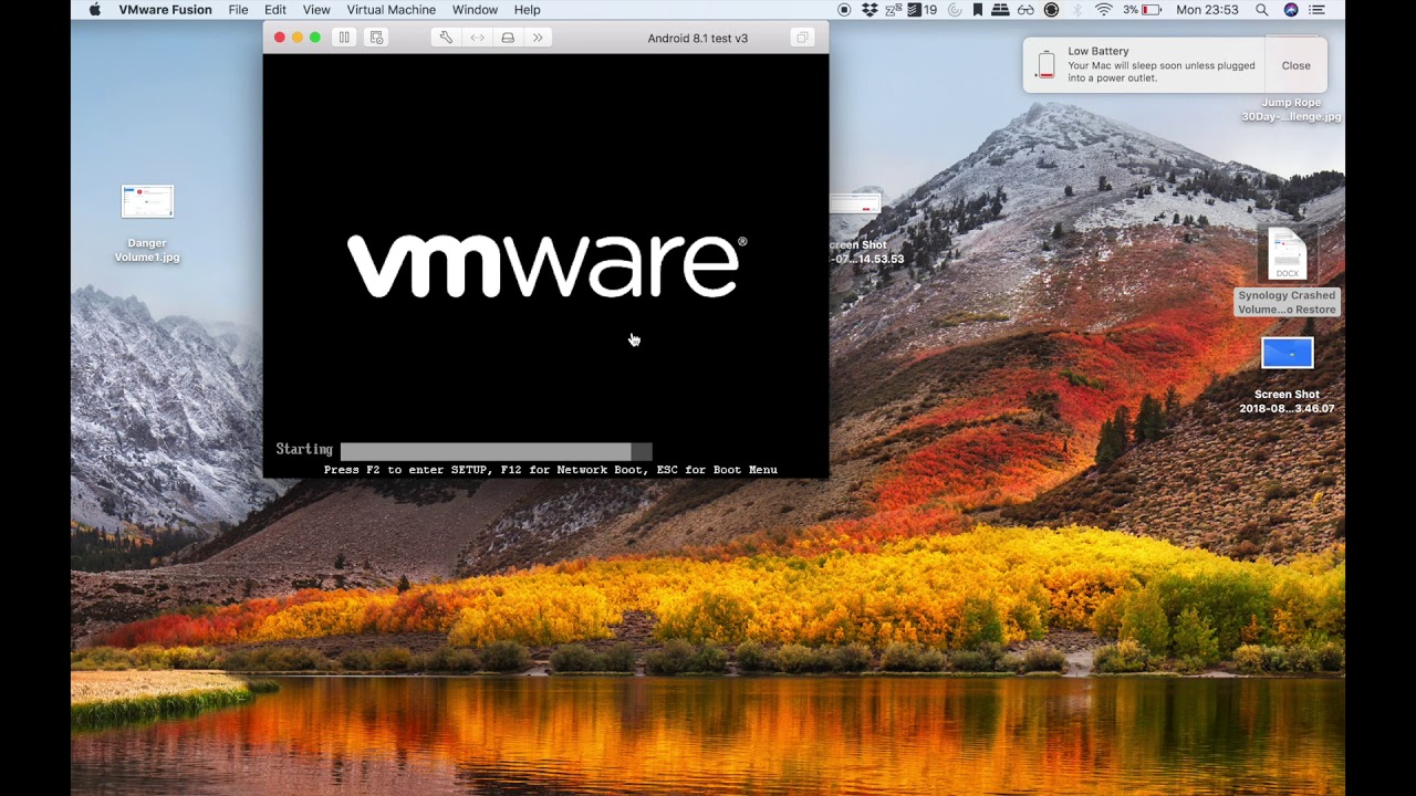 Android X86 Vmware Fusion