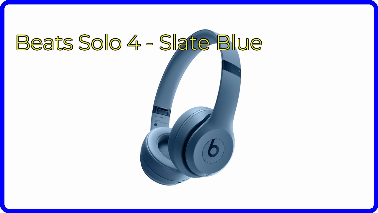REVIEW (2026): Beats Solo 4 - Slate Blue. ESSENTIAL details. - YouTube