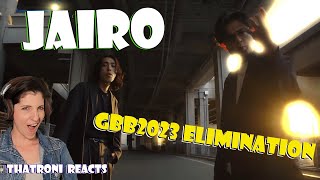Jairo - GBB 2023 (elimination) Reaction! AHHH!!