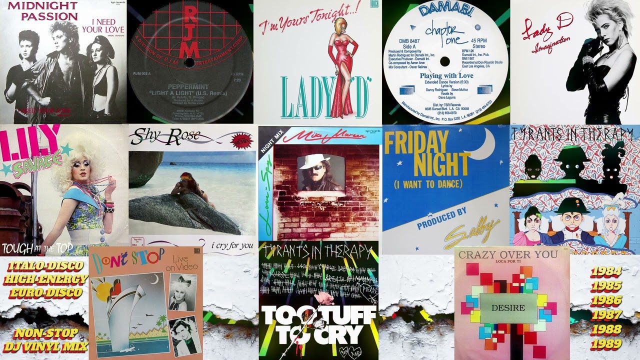 ITALO🟢DISCO HIGH🔴ENERGY EURO🔵DISCO DJ⚫VINYL NON🟡STOP MIX