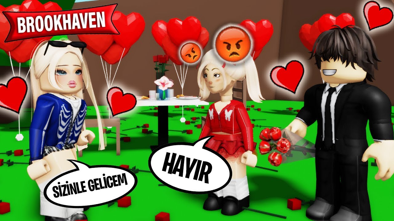 ERVANIN SEVGİLİLER GÜNÜNÜ MAHVETTİM ( ÇILDIRDI ) ROBLOX BROOKHAVEN🏡RP