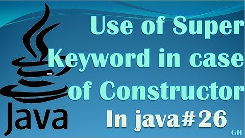 Super Keyword In Java (Part-3) || In Hindi
