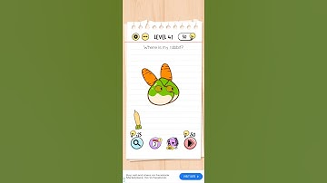 Brain test level 42 where is my rabbit? #puzzle #virlshort