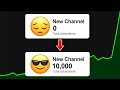 How i got 10k subscribers with only 7s