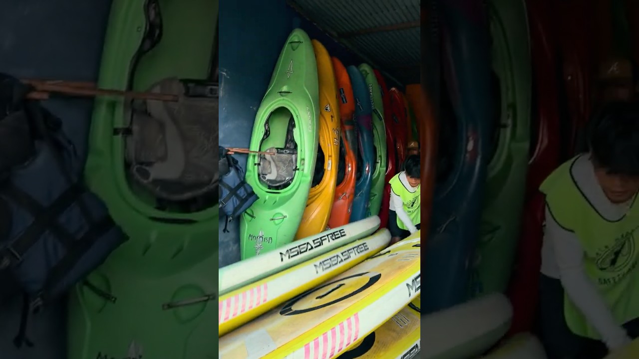 Kayaking at Phewalake. 