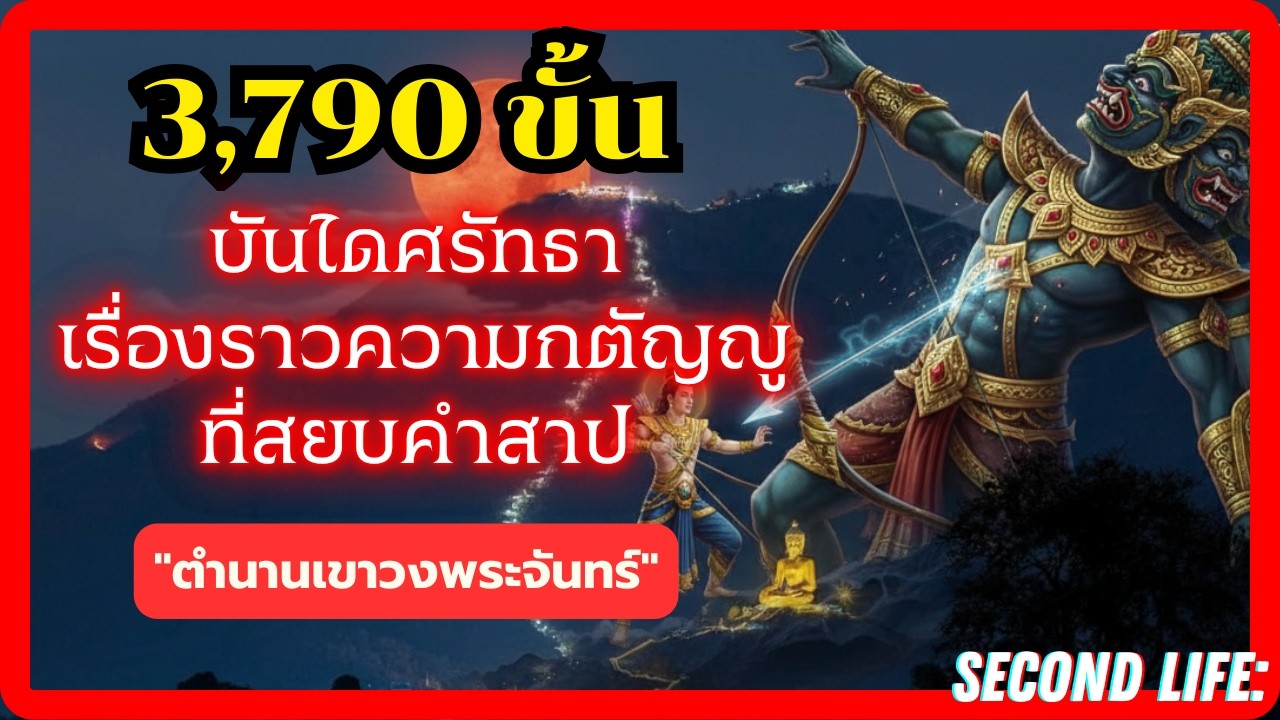 3,790 ขั้น บันไดศรัทธาmตำนานเขาวงพระจันทร์ ลพบุรี