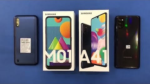 Samsung Galaxy A41 vs Samsung Galaxy M01