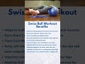 Swiss ball workout #shorts #ballexercise #exercise #workout #gymmotivation