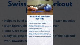 Swiss ball workout #shorts #ballexercise #exercise #workout #gymmotivation