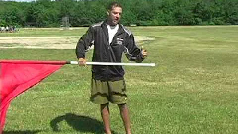 2007 Cavaliers Ronnie Bynum Flag Instruction