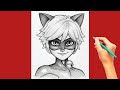 🔥 How to Draw a Cute Cat Hero | Pencil Sketch Tutorial Mp3 Song