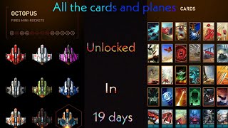 Sky Force Reloaded | All 24 Cards and all 9 planes unlocked in just 19 days! screenshot 5