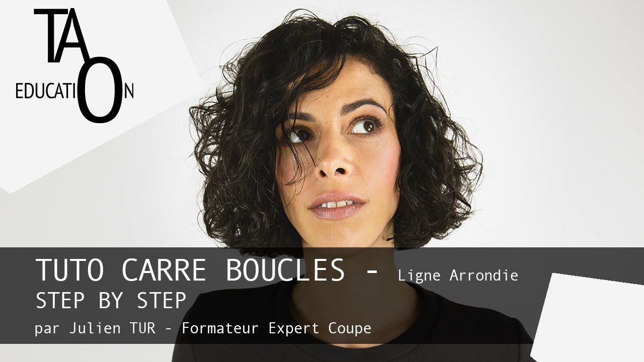 Tutoriel Coupe Carrée Bouclés - Ligne Arrondie -  by TAO Education