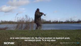Frank Warwick cast's the new Sonik Gravity X Carp Rods CZtitulky
