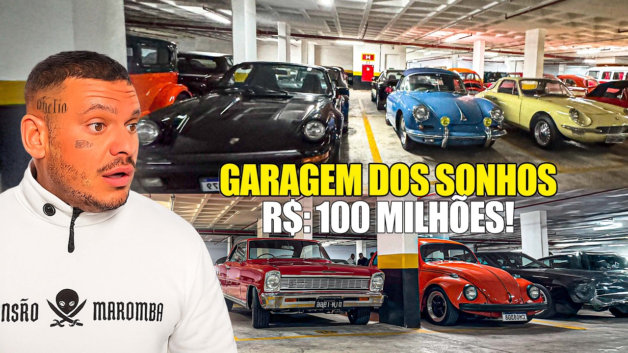 100 MILHÕES EM CARROS ANTIGOS - MAIOR COLEÇÃO QUE EU JÁ VI 