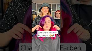 Freie Hand : Bunt — Die nächsten 3 Farben 👇🏻#colors #hair #viral