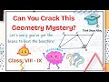 This Geometry Trick Will Blow Your Mind! | Angle Bisector Mystery  | Class 8 &amp; 9 | Quadrilaterals