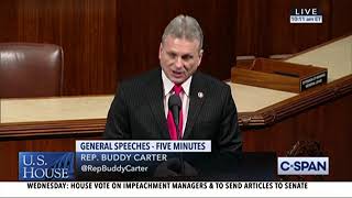 Rep. Buddy Carter's 1 Minute Speech to Remember the Life of Georgia State Representative Jay Powell