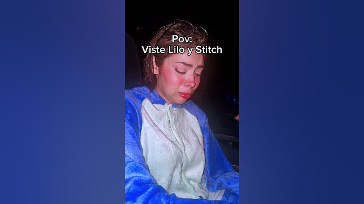 fui a ver lilo y stitch