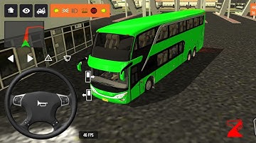 2025 new coach bus simulator 💥 || indonesia bus simulator part-196 #bus #game #simulator #comman