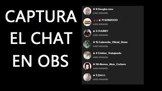 Agregar el chat de Younow a la pantalla Con OBS