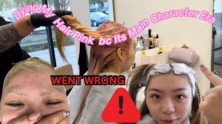 Dying My Hair Pink Gone Terribly Wrong
