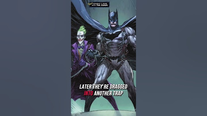 Batman Teamed Up with Joker