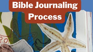 Bible Journaling Process | By The Well  4 God Behold the Lord  | mixed media bible journaling