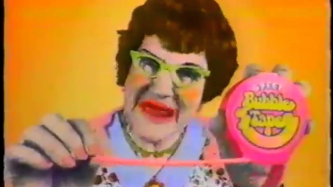 Bubble Tape Commercial (90's) YouTube