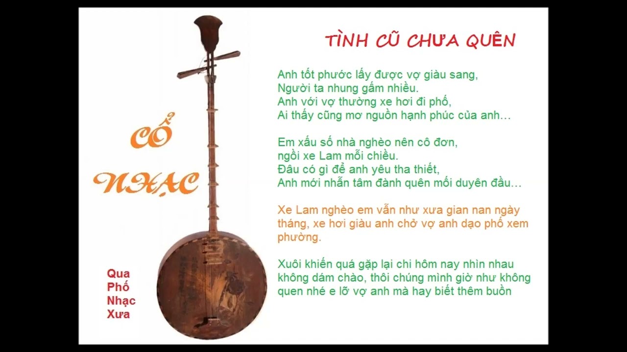 Tình Cũ Chưa Quên -(Tân cổ Pre 75) Bạch Tuyết - Hùng Cường