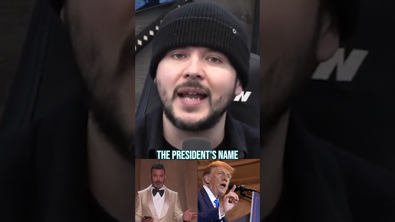 Jimmy Kimmel Brings Up Trump At Oscars For Attention #shorts