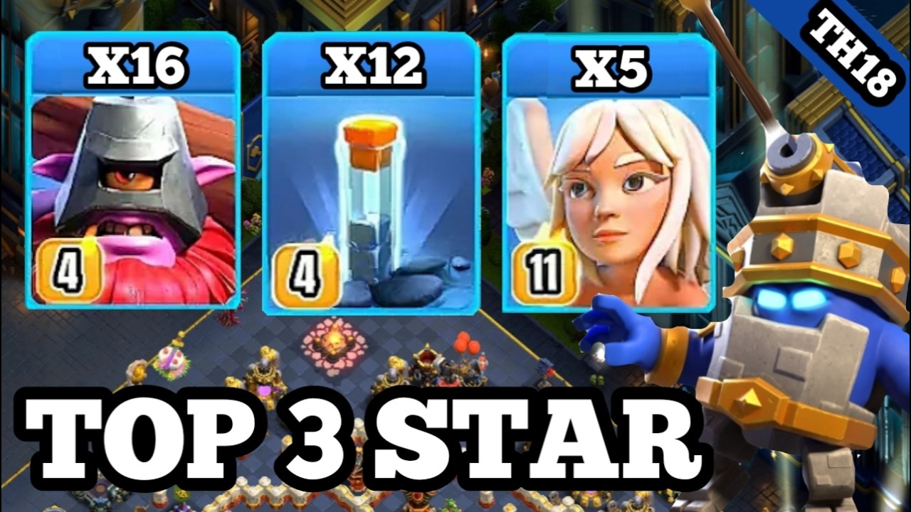 Th18 thrower attack strategy clash of clans