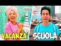 SCUOLA vs VACANZA la MATTINA!! *Morning Routine*