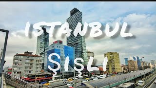 4K istanbul City Around Şişli District Walking Tour |4K Ultra HD