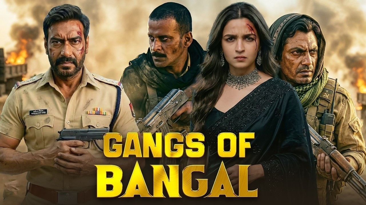GANGS OF BANGAL 2026 | Ajay Devgan, Alia Bhatt, Nawazuddin Sidiqui, Manoj Bajpayee | New Movie 2026