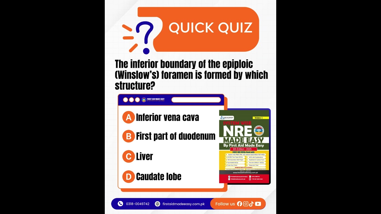 Tell your answer in comment section | First Aid Made Easy Platform | Dr Hafiz Atif #nre2025 #pmdc