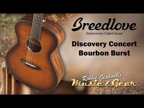 Breedlove Discovery Concert Bourbon Burst Demo