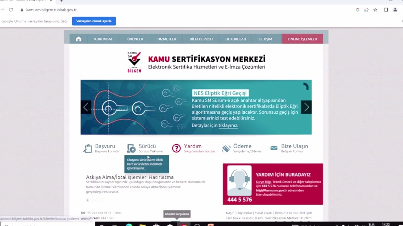 EBYS'de İmza İçin Gerekli Programlar