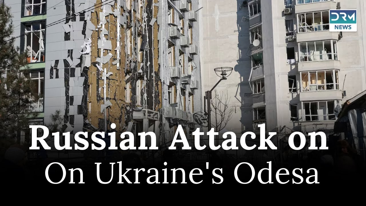 Odesa Faces Freezing Cold After Drone Strike Injures 4 | DRM News | AH1E