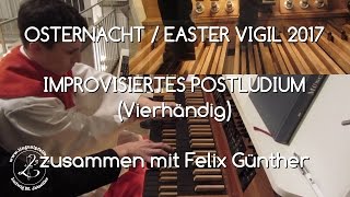 GGB WÜ 780: OSTERNACHT 2017 - Vierhändige Auszugstoccata (Preis dem Todesüberwinder) chords