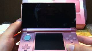 任天堂 3DS ミスティピンク 開封 - Nintendo 3DS MISTY PINK Unboxing