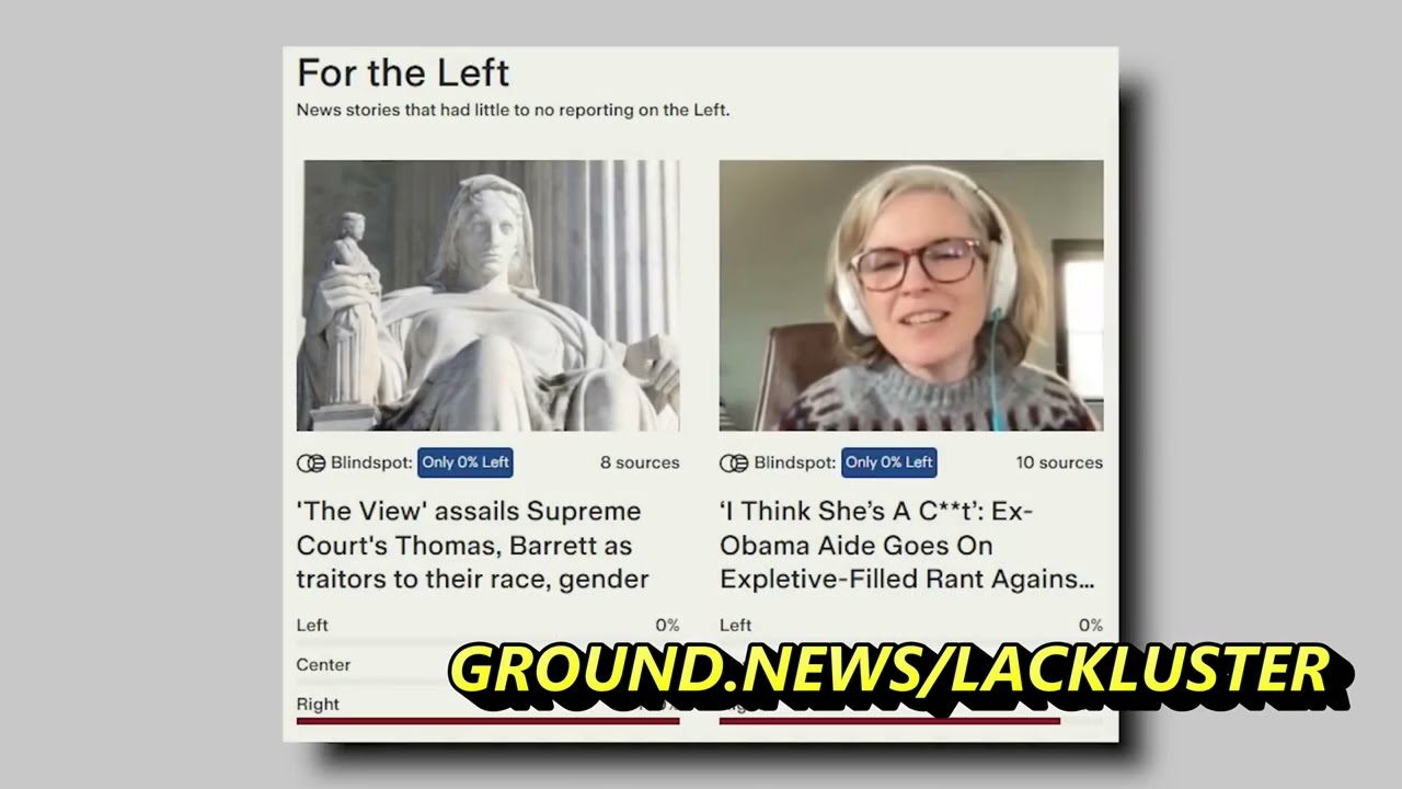 GROUND NEWS BY LACKLUSTER - YOUR ONE STOP SHOP FOR UNBIASED