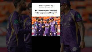 What a comeback by Kolkata Knight Riders🔥 #cricket#video#viral#shorts#ipl#ytshorts