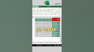 طريقة تقسيم الخلايا علي برنامج الاكسل #excel #اكسبلور #exceltips #exceltricks #اكسل #محاسبة #ترند 💚