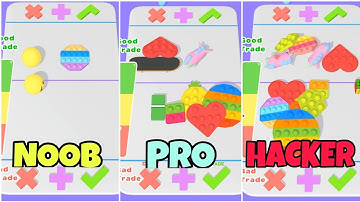 NOOB vs PRO vs HACKER in Fidget Trading 3D