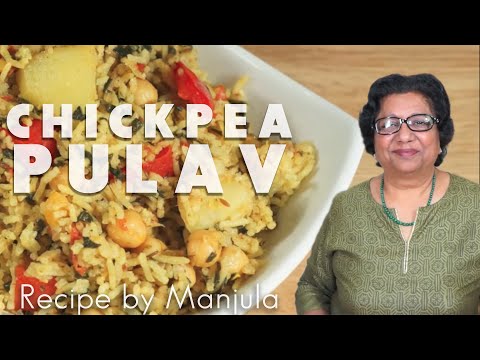 Chickpea Pulav Recipe | Chickpeas Recipe Indian | Cooking Recipes Indian