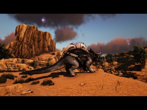 წყლის მოძრავი ავზი უდაბნოში-Ark Survival Evolved-ep.3